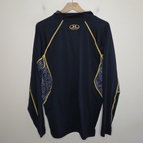 Under Armour | Mizzou Missouri Tigers Quarter Zip Pullover Loose HeatGear Large - Picture 4 of 4